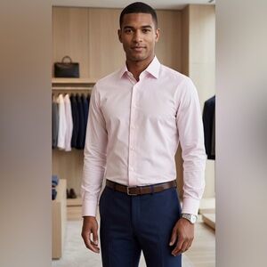 Ermenegildo Zegna “Fili” Light Pink Dress Shirt